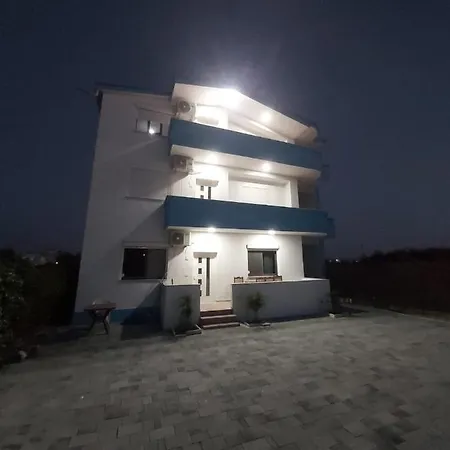 White & Blue Apartment's Golem (Tirana)