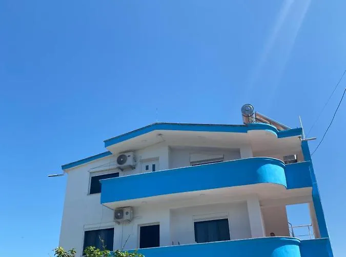 White & Blue Apartment's Golem (Tirana)